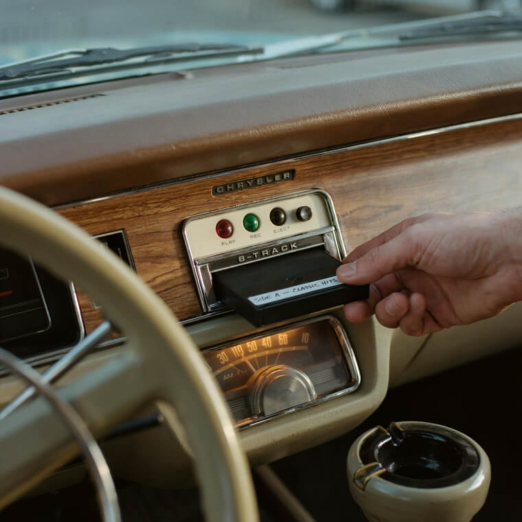 Singing Along to Dynamic Dashboard 8-Track Tapes
