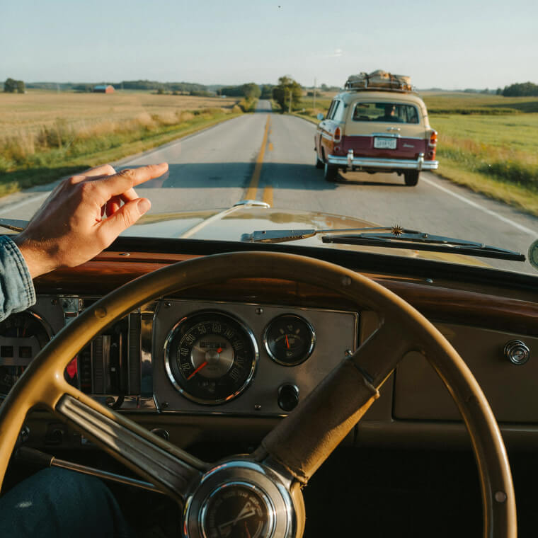 The Warm, Welcoming Wave to Passing Fellow Travelers