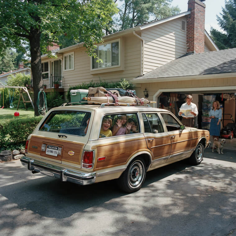 Packing the Whole Family into a Spacious Station Wagon