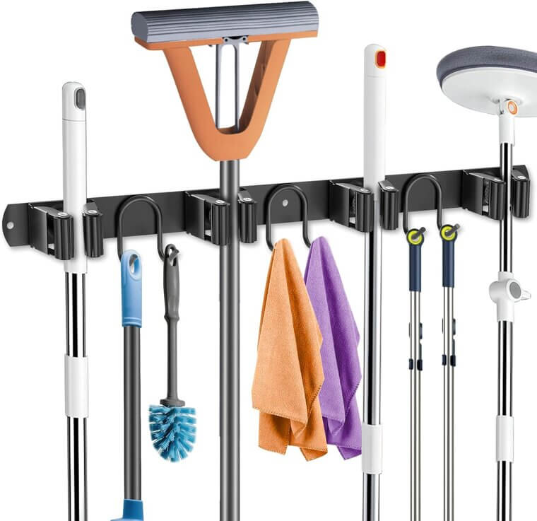 Mop Broom Holder - Organize Your Space Effortlessly! 