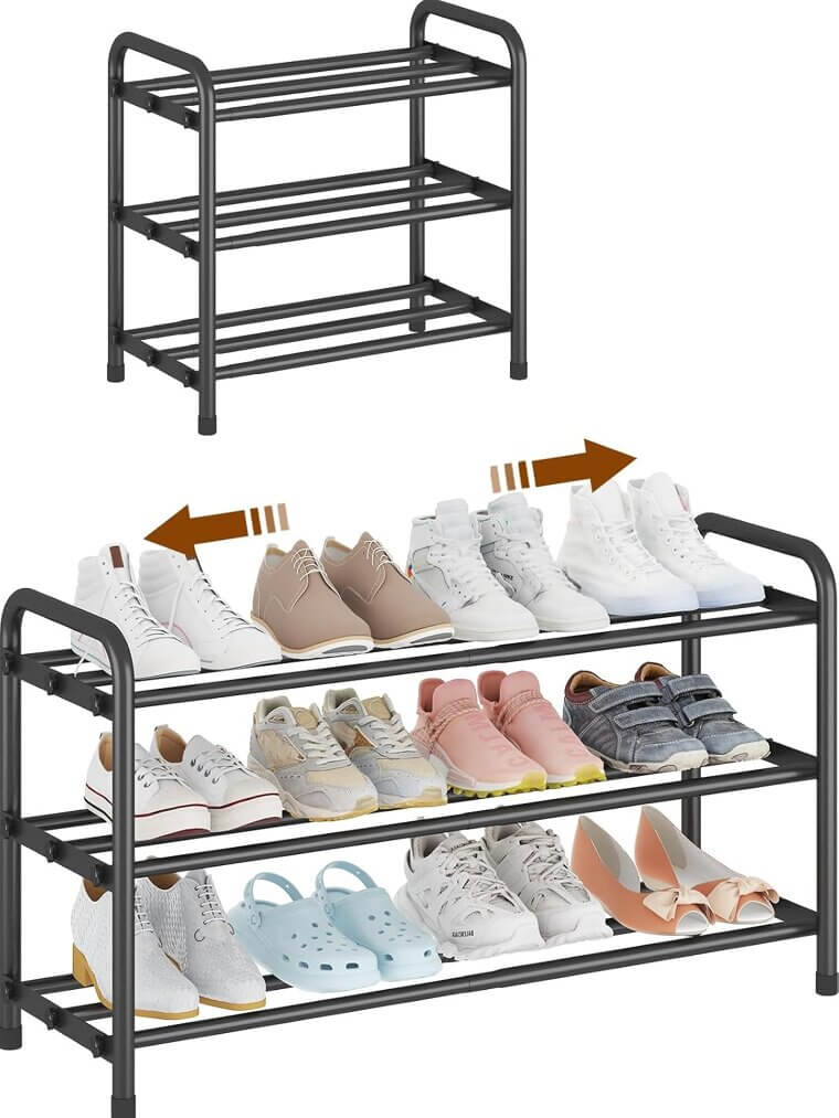 KANAV Shoe Rack – Expandable, Stylish, and Sturdy Storage Solution - Don’t Miss the 10% Discount!