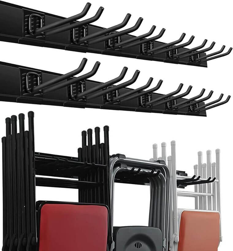 Wallmaster Garage Organizer - Heavy Duty Tool Rack with Adjustable Hooks - Now 15% Off!