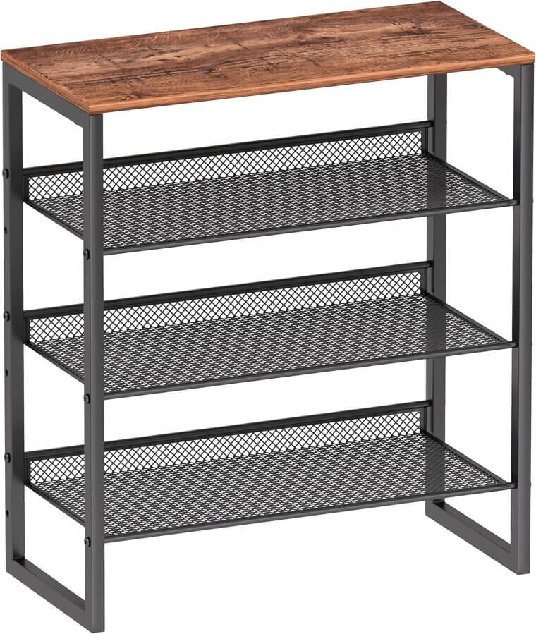 Industrial Shoe Rack - Organize Your Space with Style - Now 10% Off!