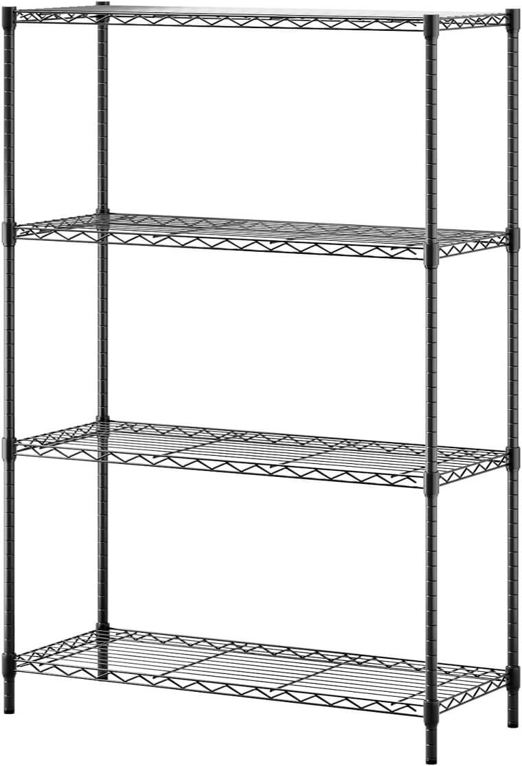 BestOffice Wire Shelves - Heavy-Duty, Adjustable, No-Tool Assembly - 12% Off!