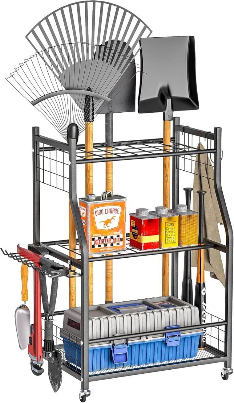 Ultrawall Tool Organizer - Efficient Garage & Shed Storage with Wheels - Now 10% Off!