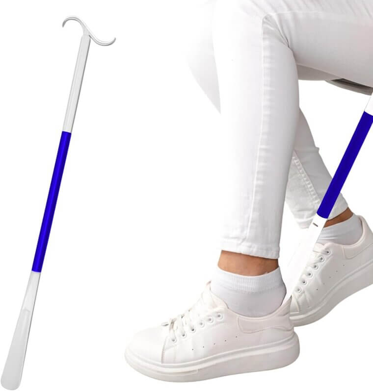 Ultimate Dressing Aid: Long Handle Shoe Horn & Sock Remover for Easy Dressing - Now 21% Off!