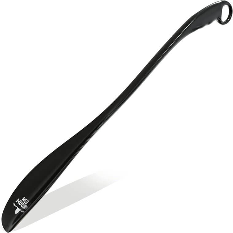 Red Moose Shoe Horn - 24" Long Handle for Easy Shoe Wear - Don’t Miss the 11% Discount!