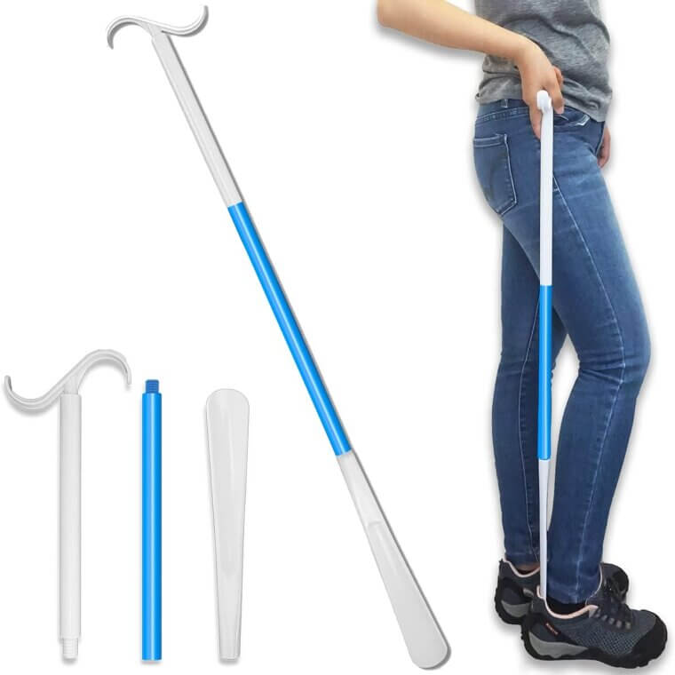 Long Handled Shoe Horn - Versatile Dressing Aid for Seniors 