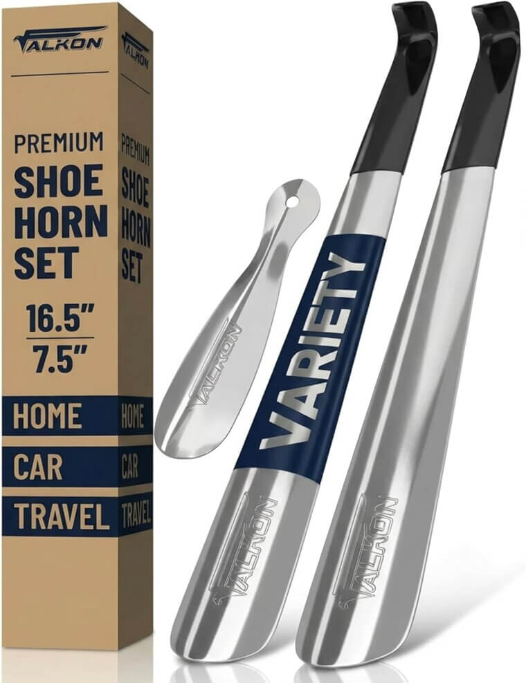 FALKON Long Shoe Horn - Effortless Shoe Wearing for Everyone 