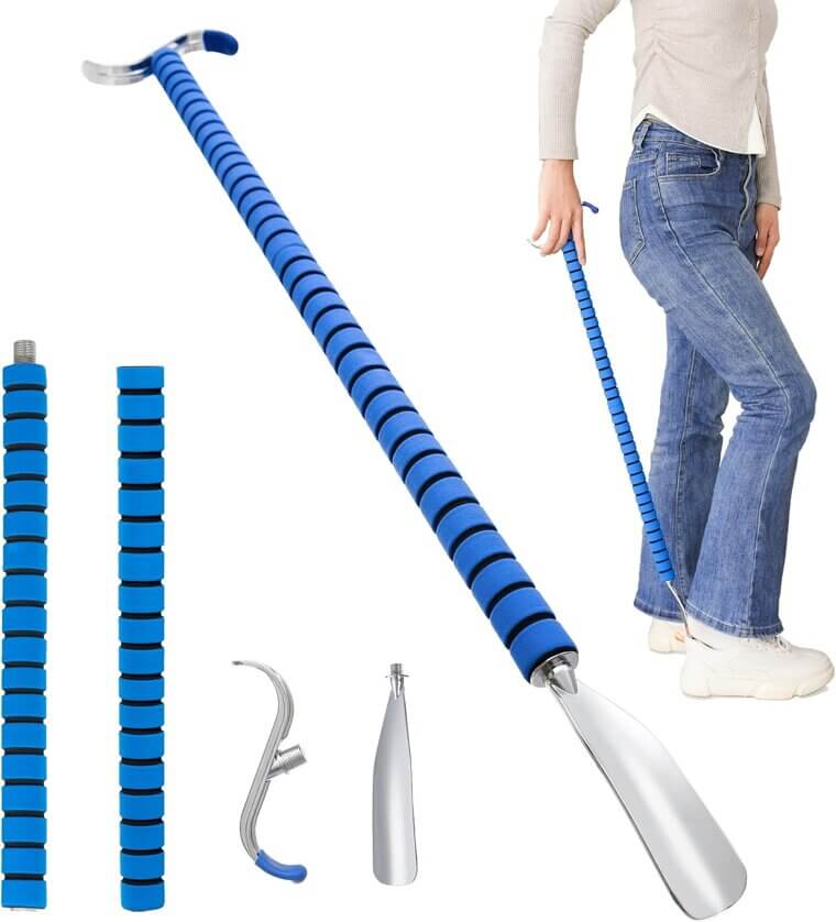 Fanwer Shoe Horn & Dressing Stick - Your Ultimate Mobility Helper - Don’t Miss the 11% Discount!