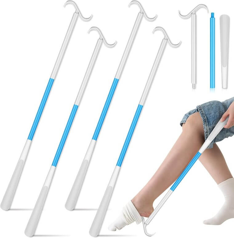 Extra Long Dressing Stick - Perfect for Elderly & Disabled - Don’t Miss the 44% Discount!