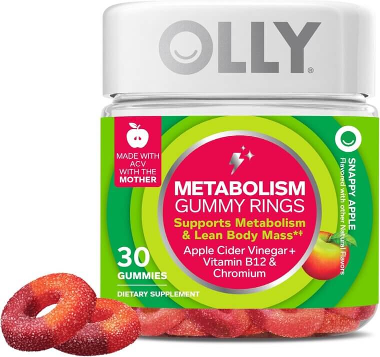 OLLY Metabolism Gummies - Delicious Energy Boost - Now 15% Off!
