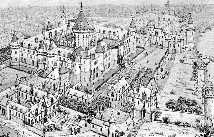 Der Louvre wurde ursprünglich zum Schutz vor Wikingern gebaut