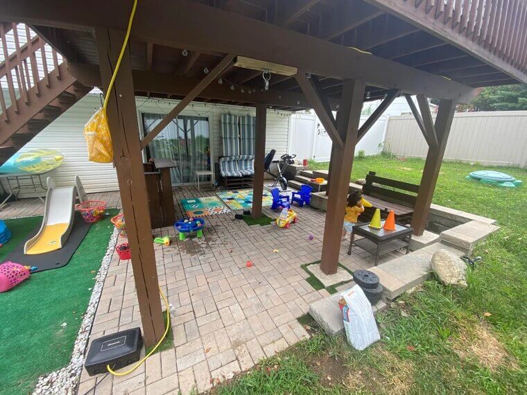 Backyard Games Area