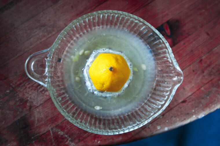 Lemon Juice for Microwave Gunk