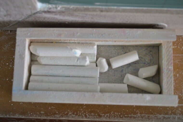 Chalk for Greasy Fabric Stains