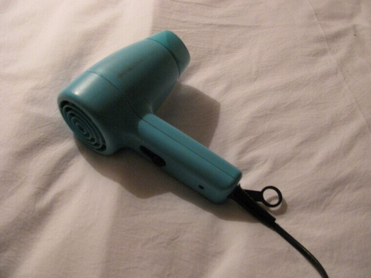 Hair Dryer for Sticker Residue