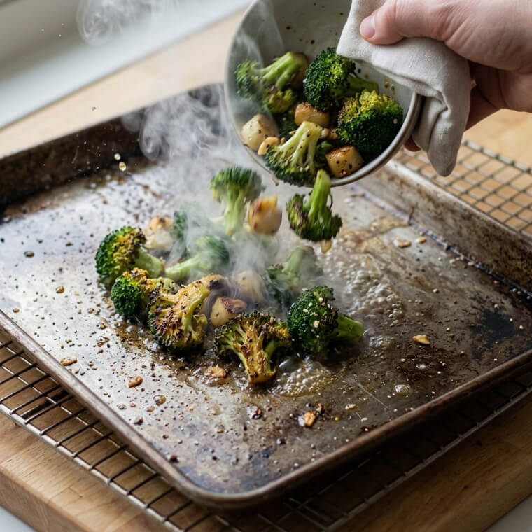 Baking Sheet: Preheat The Pan In The Oven For Crispier Vegetables