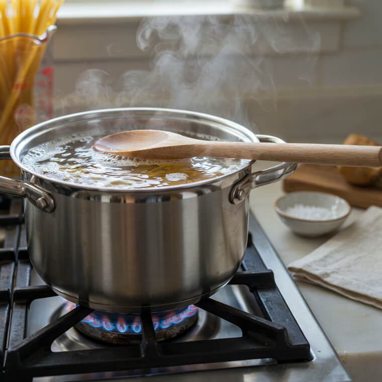 Wooden Spoon: Place It Across A Boiling Pot To Stop Spillovers