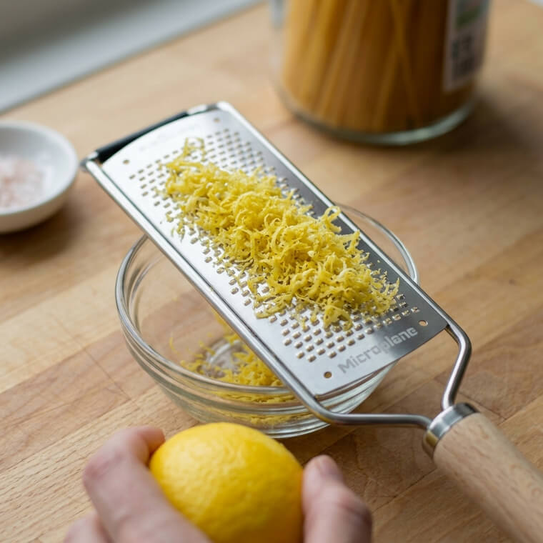 Microplane: Hold It Upside Down To Catch The Zest Safely