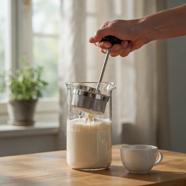 French Press: Froth Milk For Lattes Rather Than Just Brewing Coffee