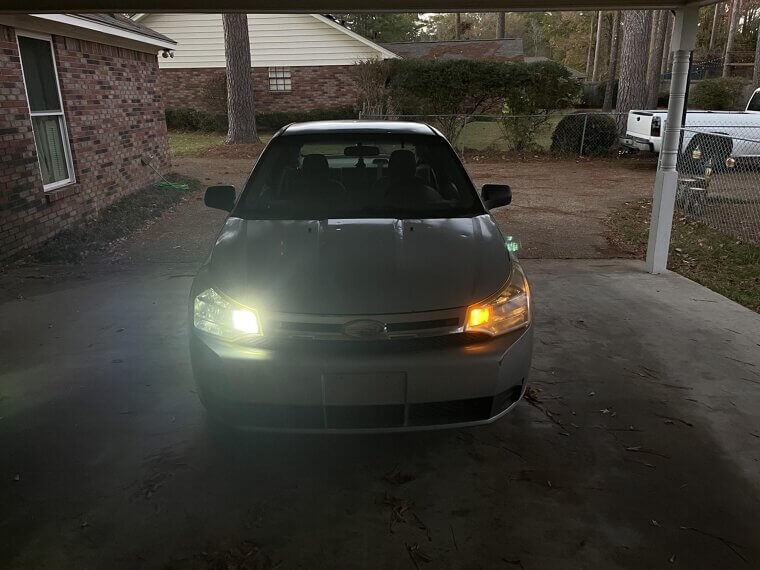 Forgetting to Turn Off Your Car’s Bright Lights in the Driveway