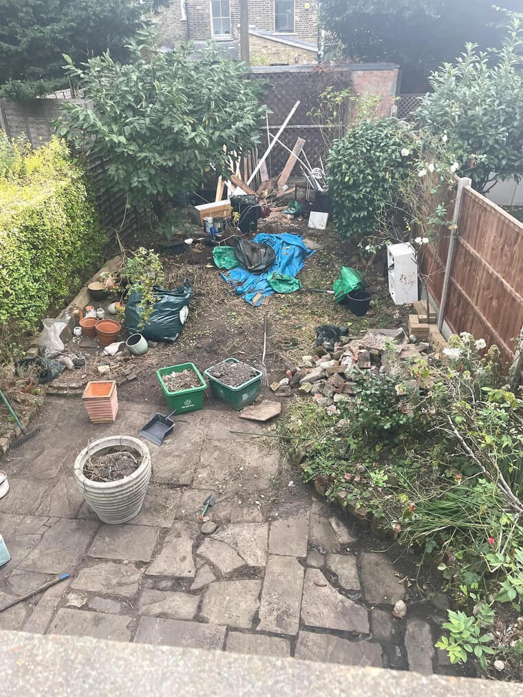 Not Picking Up After a Project's Construction Debris
