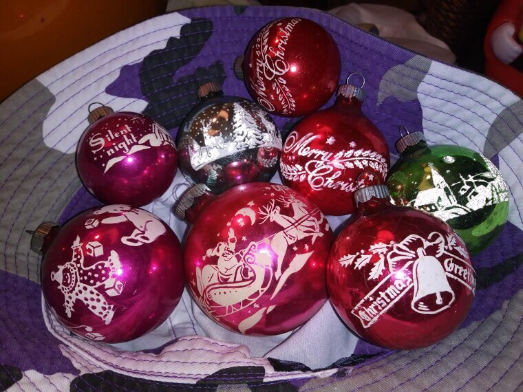 Vintage Christmas "Shiny Brite" Ornaments: $500 for a Box of Holiday Cheer
