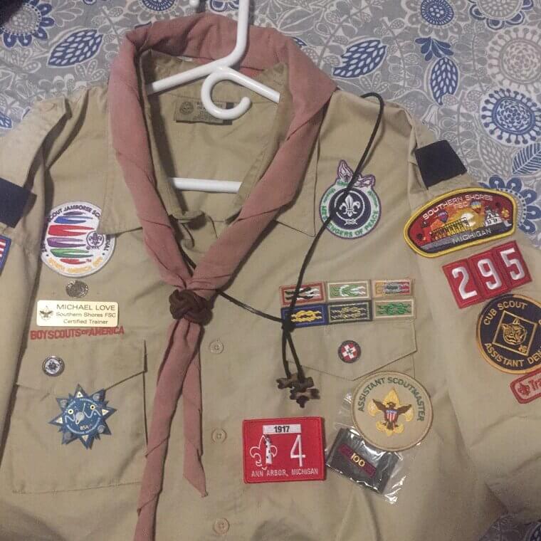 Vintage Boy Scout Uniforms and Badges: $400 for a Sash