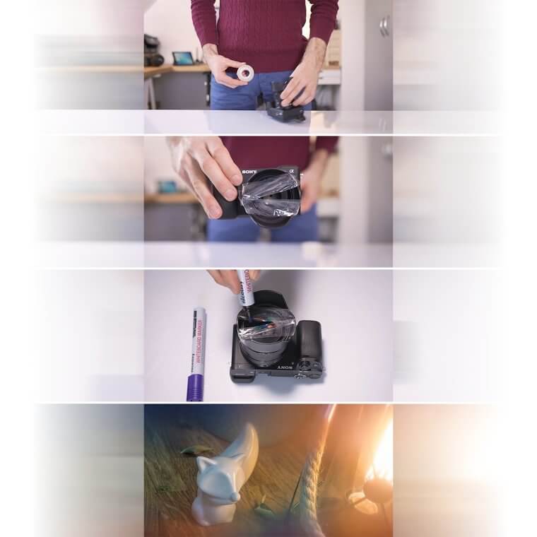 Make a Color Filter With Tape and Markers