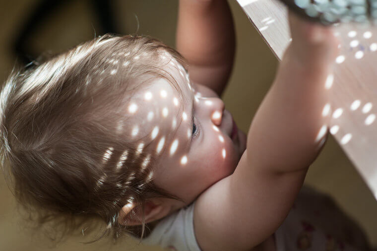 Use a Colander to Play With Shadows