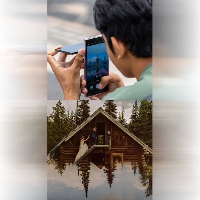 Create the Illusion of a Reflective Surface