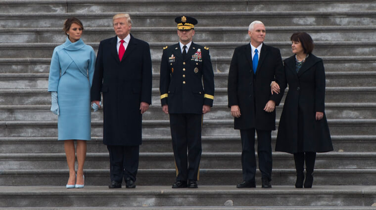 Melania Trump ha voluto onorare la moda di Jackie Kennedy