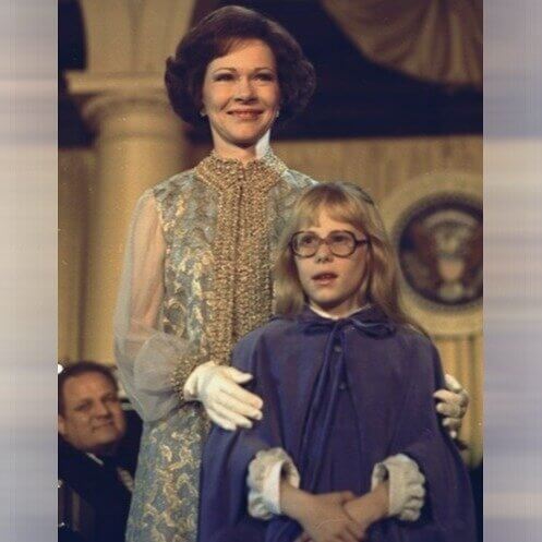 Rosalynn Carter ha riciclato il suo vestito per l'inaugurazione