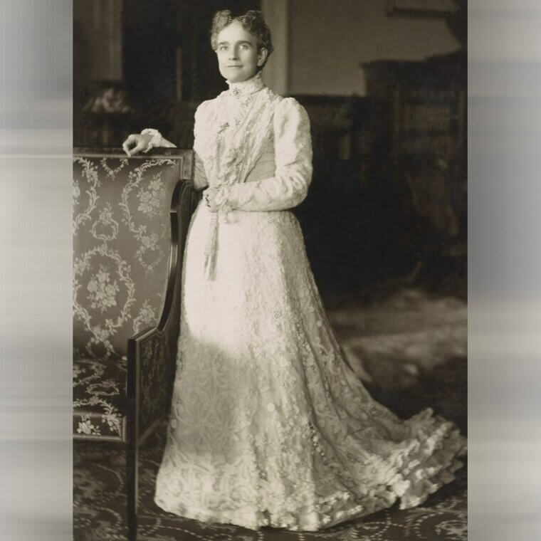 Ida McKinley trasudava opulenza nelle sue scelte di moda