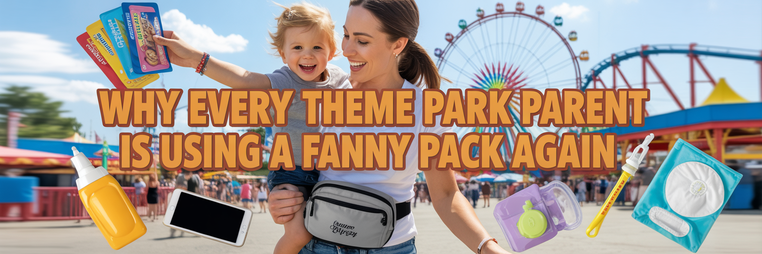 Why Every Theme Park Parent Is Using a Fanny Pack Again