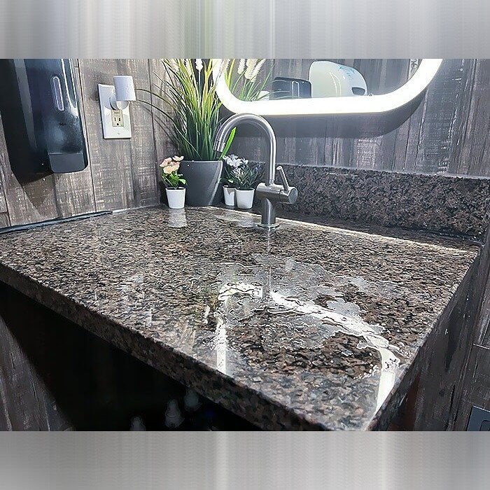 The Sink That Is Actually Just a Slab of Marble