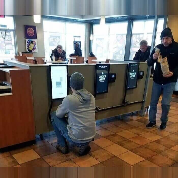 Self Service Kiosks That Are a Little Low