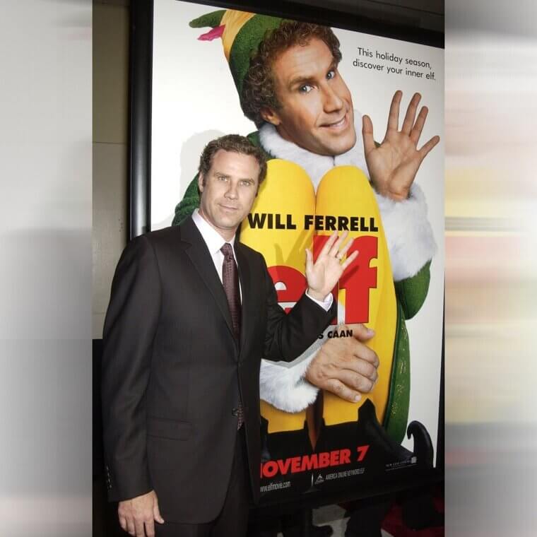 Will Ferrell in "Elf" - Made His Modern-Day Career