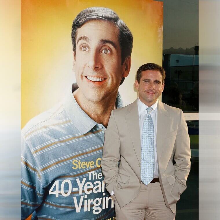 Steve Carell in "The 40-Year-Old Virgin" - Made His Career