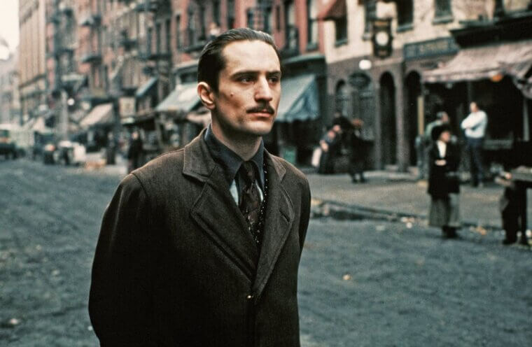 Robert De Niro in "The Godfather II" - Made His Career
