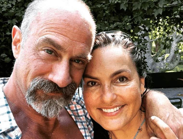 Mariska Hargitay and Chris Meloni