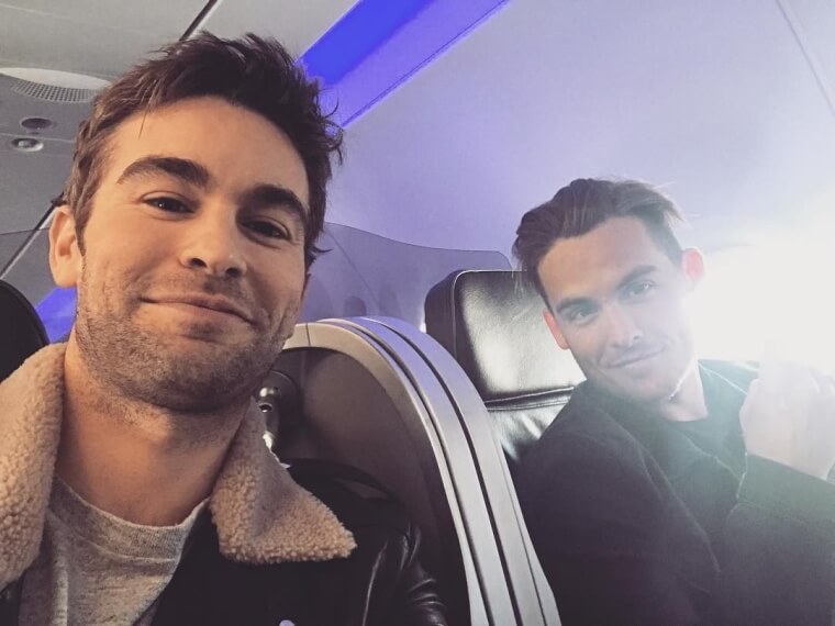 Chace Crawford and Ed Westwick