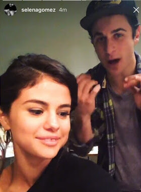 Selena Gomez and David Henrie