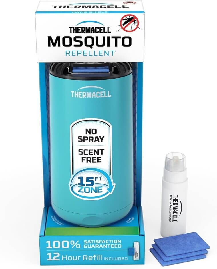 Thermacell Mosquito Shield - 15FT Protection, Scent-Free Repellent - Now 15% Off!