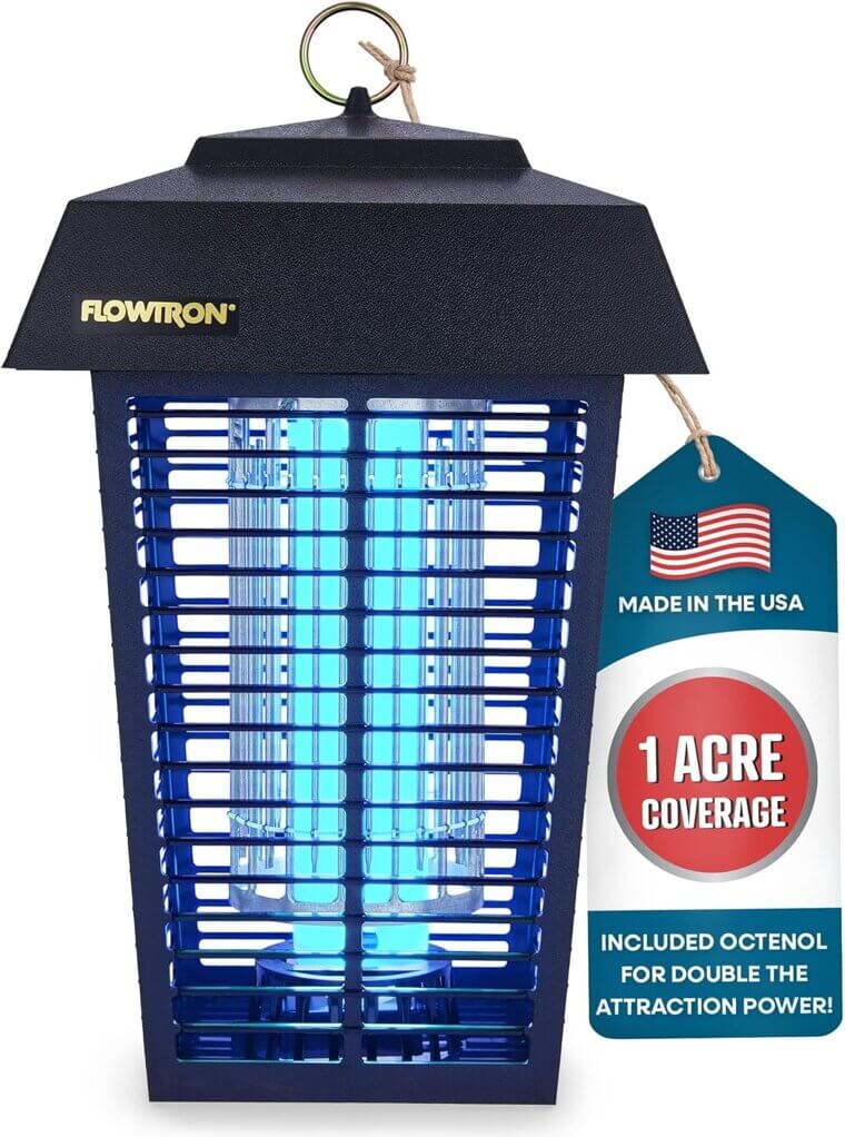 Flowtron Bug Zapper - Ultimate Outdoor Insect Eliminator, 1 Acre Coverage - 30% Off!