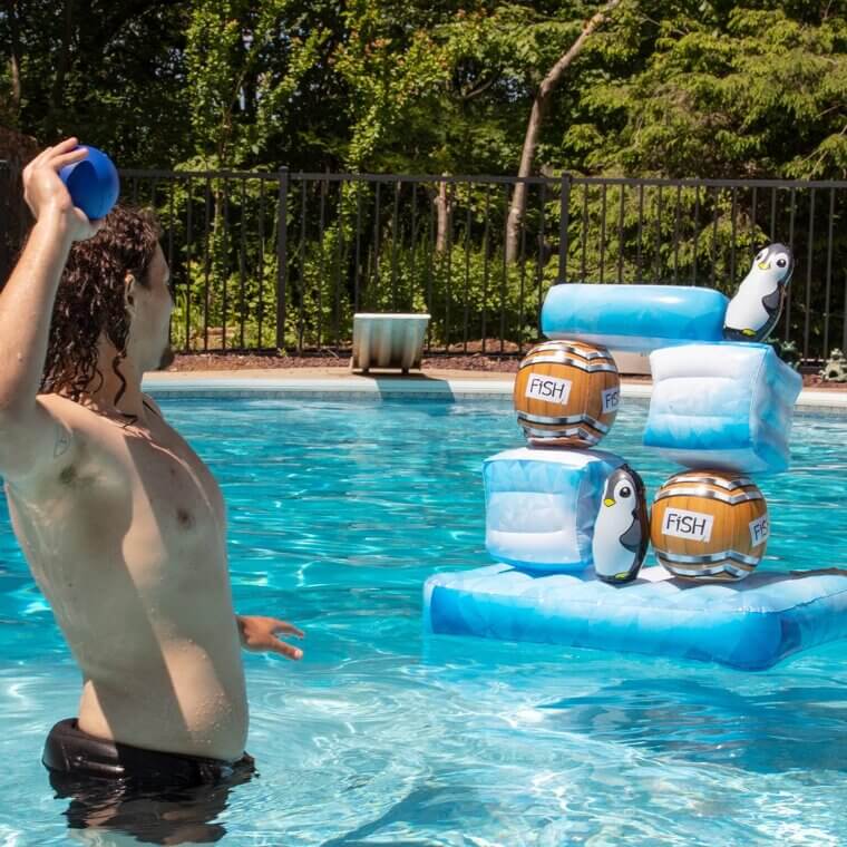 Floating Penguin Pool Game - Fun for All Ages! 