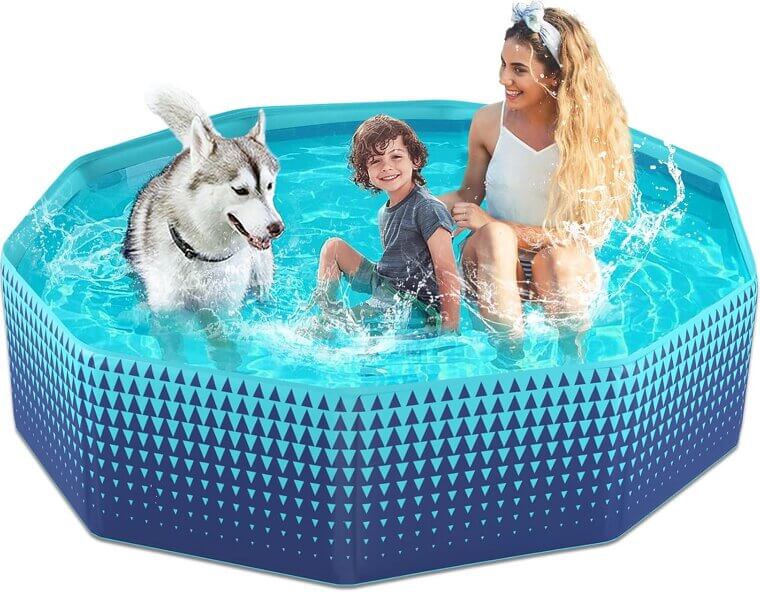 Foldable Kiddie Pool - Perfect for Kids and Pets! - Don’t Miss the 23% Discount!