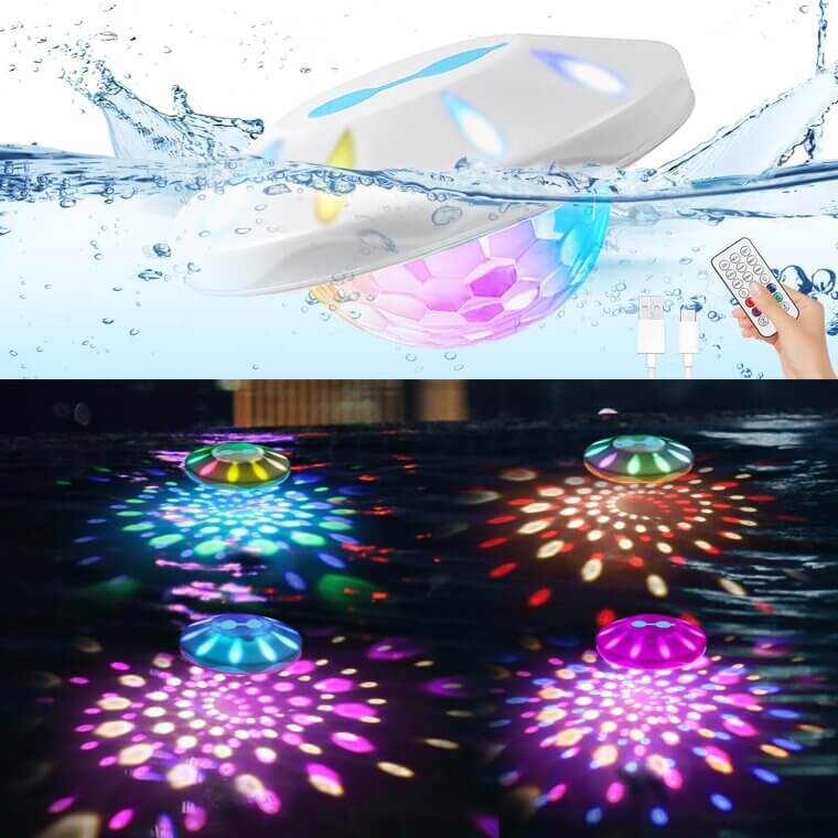 Rechargeable Floating Pool Lights - Brighten Your Pool Parties! - Enjoy 25% Off!