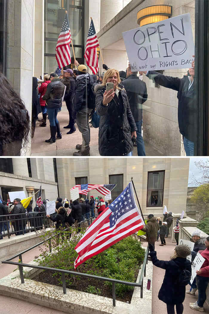 Protestors Against Quarantine